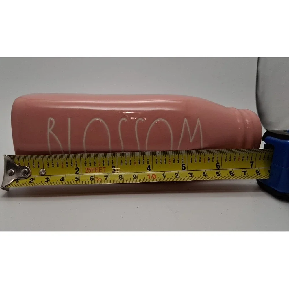 Pink Blossom Milk Bottle by Rae Dunn